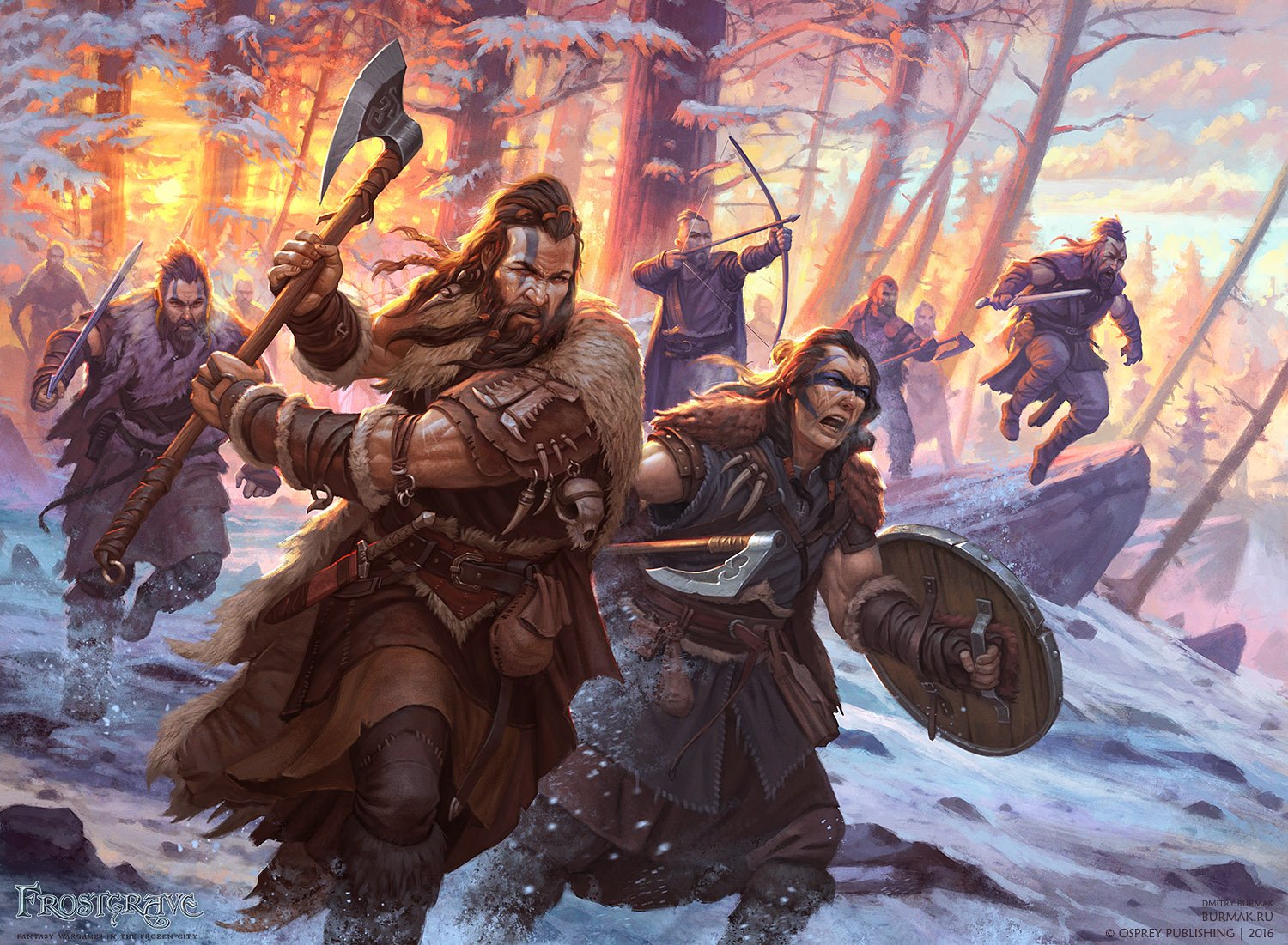 Frostgrave Barbarians by DevBurmak